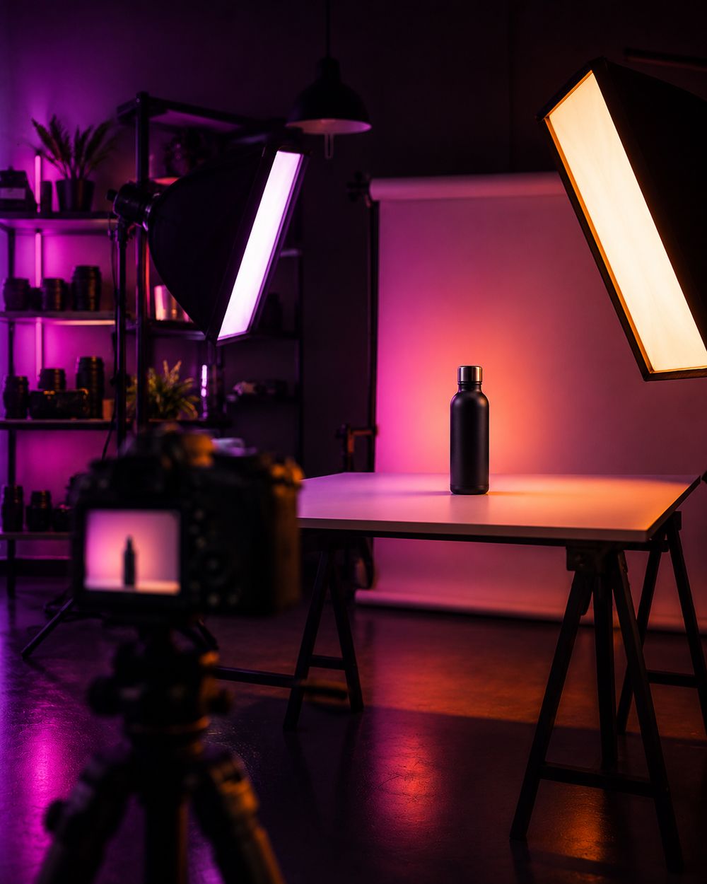 In-house product photography studio
